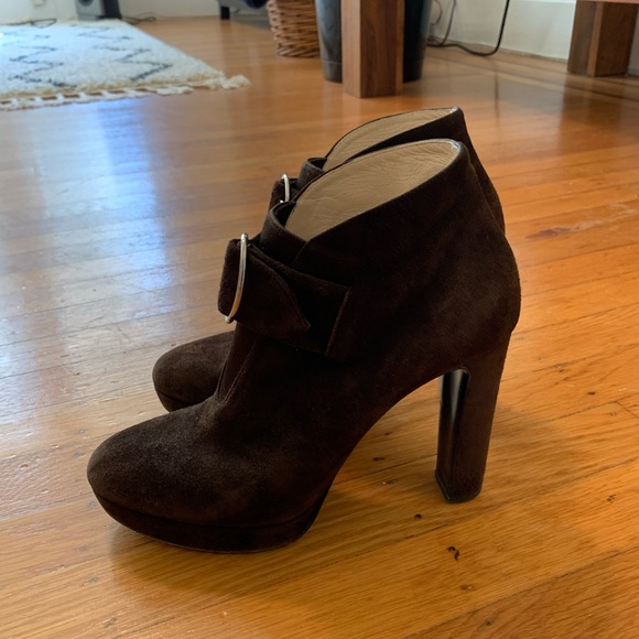 Prada Chocolate Brown Booties!! - Picture 5 of 6
